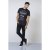 D555 Phillip T-shirt Black - T-shirts - T-shirts Homme Grande Taille