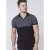 D555 Stefhen Polo Black - Polos - Polos homme grande taille