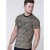 D555 NewYork Brooklyn T-shirt Khaki - T-shirts - T-shirts Homme Grande Taille