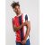 D555 Bancroft T-shirt Red/Navy - T-shirts - T-shirts Homme Grande Taille