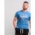 D555 Shelton T-shirt Blue - T-shirts - T-shirts Homme Grande Taille