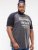 D555 Lismore Raglan Sleeve San Diego Printed T-Shirt Charcoal - T-shirts - T-shirts Homme Grande Taille