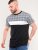 D555 Vista Couture Cut And Sew Curved Hem T-Shirt - T-shirts - T-shirts Homme Grande Taille