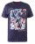 D555 Warner Guitar Printed T-Shirt Navy - T-shirts - T-shirts Homme Grande Taille