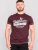 D555 Wharf California Eagle Printed T-Shirt Burgundy - T-shirts - T-shirts Homme Grande Taille