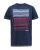 D555 Cransford Gradient Line Printed T-Shirt - T-shirts - T-shirts Homme Grande Taille