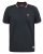 D555 Kirby Birdseye Pique Polo Black - Polos - Polos homme grande taille