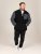 D555 Daly Quarter Zip Fleece Sweatshirt Noir/Gris - Sweatshirts & hoodies - Sweatshirts/Hoodies grande taille homme