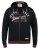D555 Patrick Full Zip Hoody With 'Motorcycle' Chest Print - Sweatshirts & hoodies - Sweatshirts/Hoodies grande taille homme