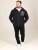 D555 Damien Micro Fleece Zip Through Hoody Noir/Gris - Sweatshirts & hoodies - Sweatshirts/Hoodies grande taille homme