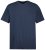 JP1880 702415 T-shirt à col V Bleu moyen chiné - T-shirts - T-shirts Homme Grande Taille