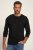 JP1880 702555 T-shirt Henley à manches longues Noir - T-shirts - T-shirts Homme Grande Taille