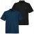 JP1880 704317 Polo lot de 2 Bleu moyen - Polos - Polos homme grande taille