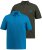 JP1880 704317 Polo lot de 2 Bleu turquoise/Vert olive - Polos - Polos homme grande taille