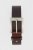 JP1880 705233 Ceinture en cuir Brun acajou - Ceintures - Ceintures grandes tailles pour hommes