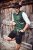 JP1880 Genuine Leather Traditional Lederhosen Shorts Black - Shorts - Shorts hommes grande taille