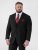 D555 Ted 4 Way Stretch Tailored Suit Jacket Noir - Costumes - Costumes grandes tailles 