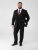 D555 Ted 4 Way Stretch Tailored Suit Jacket Noir - Costumes - Costumes grandes tailles 