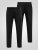 D555 Ted Pantalon de costume Noir - Costumes - Costumes grandes tailles 
