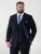 D555 Ted 4 Way Stretch Tailored Suit Jacket Bleu marine - Costumes - Costumes grandes tailles 