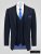 D555 Ted 4 Way Stretch Tailored Suit Jacket Bleu marine - Costumes - Costumes grandes tailles 