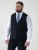 D555 Ted Gilet de costume Bleu marine - Costumes - Costumes grandes tailles 