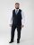 D555 Ted Gilet de costume Bleu marine - Costumes - Costumes grandes tailles 