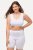 Ulla Popken 716595 Boxers avec protection des cuisses lot de 3 Blanc - Culottes - 