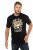 JP1880 Guns N’ Roses Skull Comfort Fit Band T-Shirt Black - T-shirts - T-shirts Homme Grande Taille