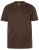 JP1880 Henley Basic T-Shirt with Buttons Brown - T-shirts - T-shirts Homme Grande Taille