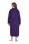 Ulla Popken 749967 Peignoir en éponge à fermeture éclair Multicolore - Robes de chambre & peignoirs - 