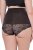 Ulla Popken 781632 Culotte gainante taille haute Marron - Lingerie gainante - 
