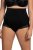 Ulla Popken 781632 Culotte gainante taille haute Noir - Lingerie gainante - 
