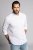 JP1880 790394 Chemise manches longues en lin mélangé à col montant Blanc TALL - TALL chemises - Chemises TALL grande longueur