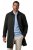 JP1880 795116 Déperlant Manteau en laine Vert olive - Vestes - Vestes Homme Grandes Tailles