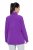 Ulla Popken 796970 Veste polaire légère Violet foncé - Vêtements en laine polaire - 