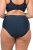 Ulla Popken 800279 Culottes à rayures lot de 2 Bleu marine - Culottes - 
