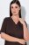 Ulla Popken 806944 Pyjama à manches courtes Marron - Pyjamas/vêtements de détente - 
