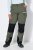 Ulla Popken 807803 Pantalon de randonnée HYPRAR à réflecteurs Vert olive - Vêtements d'extérieur - 
