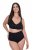 Ulla Popken 809385 Culotte gainante en dentelle Noir - Lingerie gainante - 