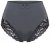 Ulla Popken 809385 Culotte gainante en dentelle Anthracite - Lingerie gainante - 