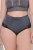 Ulla Popken 809385 Culotte gainante en dentelle Anthracite - Lingerie gainante - 