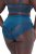 Ulla Popken 809385 Culotte gainante en dentelle Pétrole - Lingerie gainante - 
