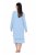 Ulla Popken 810581 Chemise de nuit en dentelle Bleu clair - Chemises de nuit - 