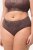 Ulla Popken 811602 Culottes en dentelle Marron - Culottes - 