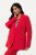 Ulla Popken 811944 Blazer classique Rouge - Blazers - Blazers grande taille pour femme