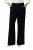 Ulla Popken 813306 Pantalon de tailleur large à taille élastique Bleu marine - Pantalons en tissu - Pantalons fluides femme grande taille
