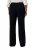 Ulla Popken 813306 Pantalon de tailleur large à taille élastique Bleu marine - Pantalons en tissu - Pantalons fluides femme grande taille