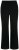 Ulla Popken 813306 Pantalon de tailleur large à taille élastique Noir - Pantalons en tissu - Pantalons fluides femme grande taille