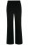 Ulla Popken 813306 Pantalon de tailleur large à taille élastique Noir - Pantalons en tissu - Pantalons fluides femme grande taille